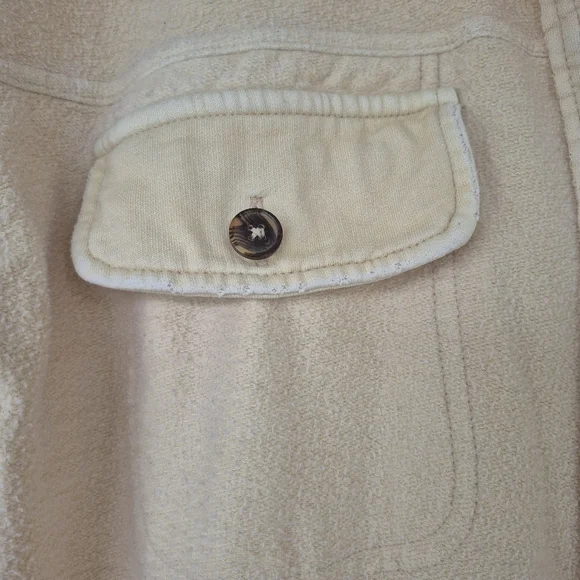 Free People Ruby Jacket Button-Up Jacket Shacket Cream Color - Picture 9 of 11